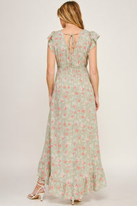 Effortless Elegance Floral Maxi Dress