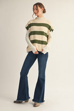Load image into Gallery viewer, Easy Days Olive Stripe Sweater