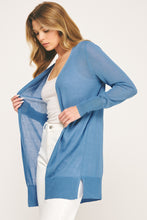 Load image into Gallery viewer, Dusty Blue Everyday Airy Cardigan