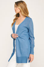 Load image into Gallery viewer, Dusty Blue Everyday Airy Cardigan