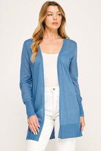 Load image into Gallery viewer, Dusty Blue Everyday Airy Cardigan