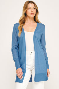 Dusty Blue Everyday Airy Cardigan