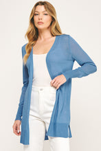 Load image into Gallery viewer, Dusty Blue Everyday Airy Cardigan