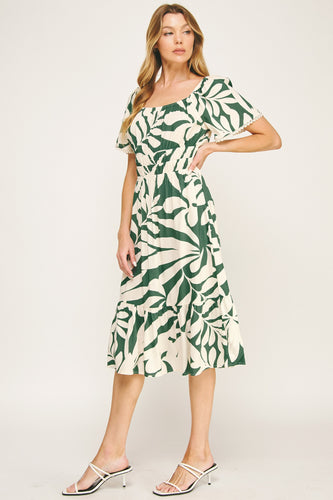 Floaty Gemmy Midi Dress