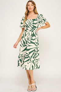 Floaty Gemmy Midi Dress