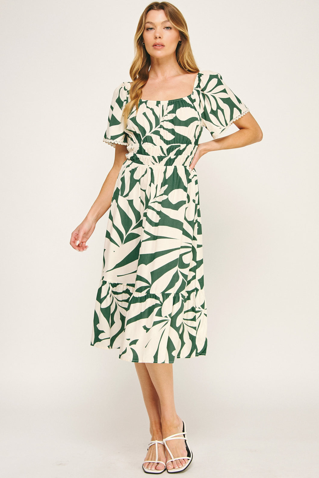 Floaty Gemmy Midi Dress