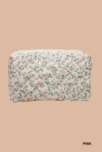 Load image into Gallery viewer, Little Bloom Quilted Cosmetic Pouch