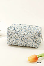 Load image into Gallery viewer, Little Bloom Quilted Cosmetic Pouch