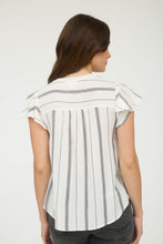 Load image into Gallery viewer, Breezy Flutter Sleeve Blouse