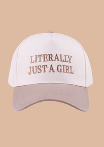 Just A Girl Cap
