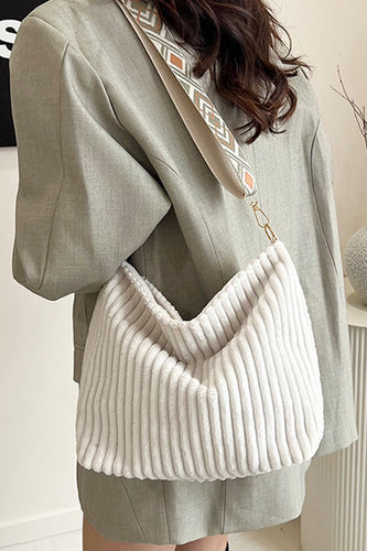 Crafted Corduroy Guitar Strap Tote Bag