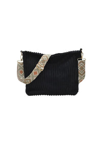 Crafted Corduroy Guitar Strap Tote Bag