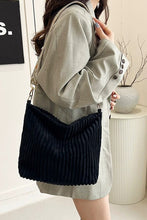 Load image into Gallery viewer, Crafted Corduroy Guitar Strap Tote Bag