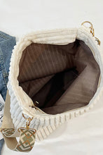 Load image into Gallery viewer, Crafted Corduroy Guitar Strap Tote Bag