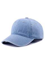 Load image into Gallery viewer, Light Wash Denim Baseball Cap
