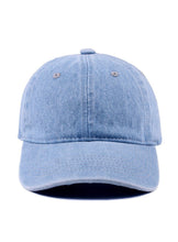Load image into Gallery viewer, Light Wash Denim Baseball Cap