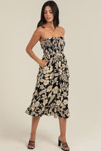 Load image into Gallery viewer, Smocked Top Strapless Midi Dress