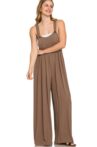 Mocha Cozy Up Overalls