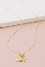 Load image into Gallery viewer, Sea Life &amp; Stone Dainty Chain Necklace