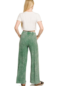 Casual Mineral Washed Ribbed Set