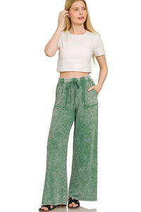 Casual Mineral Washed Ribbed Set