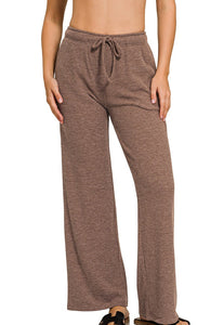 Coco Brown Ribbed 2 Piece Set