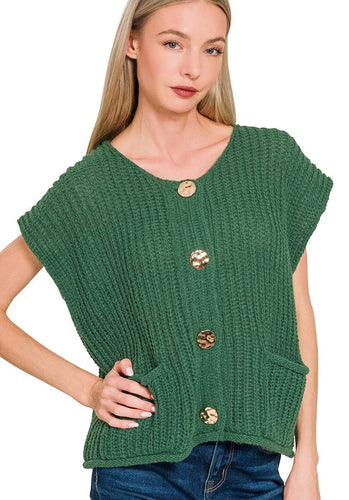 Chunky Knit Sweater Vest