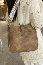 Load image into Gallery viewer, Deep Camel Vegan Leather Messenger Bag