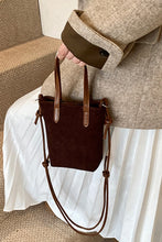 Load image into Gallery viewer, Vintage Retro Suede Crossbody Mini Bucket Tote Bag