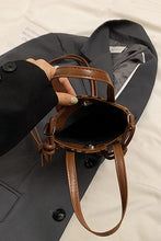 Load image into Gallery viewer, Vintage Retro Suede Crossbody Mini Bucket Tote Bag