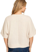 Load image into Gallery viewer, Basic Banded Double Knit Top