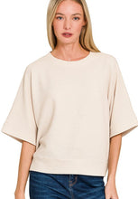 Load image into Gallery viewer, Basic Banded Double Knit Top