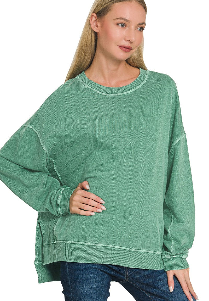 Weathered French Terry Pullover