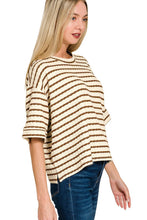 Load image into Gallery viewer, Travelers Striped Short Set