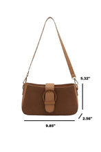 Load image into Gallery viewer, Vintage Charm Buckle Shoulder Bag
