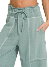 Load image into Gallery viewer, Mineral Washed Wide Leg Pant