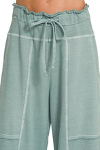 Load image into Gallery viewer, Mineral Washed Wide Leg Pant