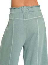 Load image into Gallery viewer, Mineral Washed Wide Leg Pant