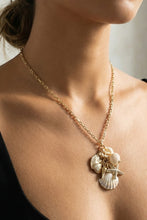 Load image into Gallery viewer, Sea Life Hearts Cluster Charms Necklace