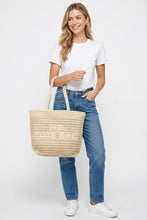 Load image into Gallery viewer, Straw Woven Tote Bag