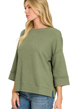 Load image into Gallery viewer, Double Knit 3/4 Sleeve Top