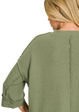 Load image into Gallery viewer, Double Knit 3/4 Sleeve Top