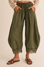 Load image into Gallery viewer, Olive &amp; Lace Barrel Pants