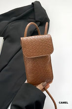 Load image into Gallery viewer, Woven Crossbody Phone Bag
