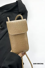 Load image into Gallery viewer, Woven Crossbody Phone Bag