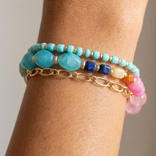 Load image into Gallery viewer, Seed Bead &amp; Glass Nugget Bracelet Stack Set