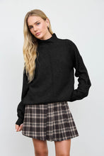 Load image into Gallery viewer, Slow Morning Center Seam Mock Neck Sweater