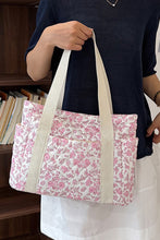 Load image into Gallery viewer, Everyday Bloom Floral Tote Bag