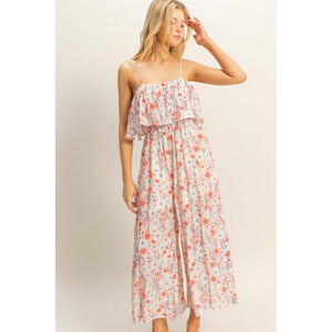 Floral Cropped Jumpsuit