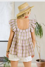 Load image into Gallery viewer, Ruffle Sleeve Babydoll Tunic Top